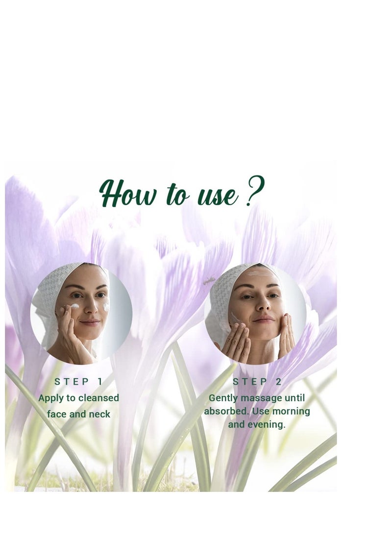 Biotique Biotique Bio Saffron Dew Youthful Moisturizer Protects Skin Cells Prevents Ageing and Retains Youthful Glow 100% Botanical Extracts Suitable for All Skin Types 50g  - Image 5