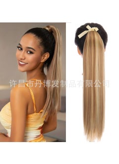 Long Curly Clip-on Ponytail Extensions55CM straight-108 mixed gold 55CM straight-108 mixed gold - pzsku/Z7700AF736DC05B265467Z/45/_/1723117925/e8a07a1f-a20a-4781-a42c-8886fb3cec02