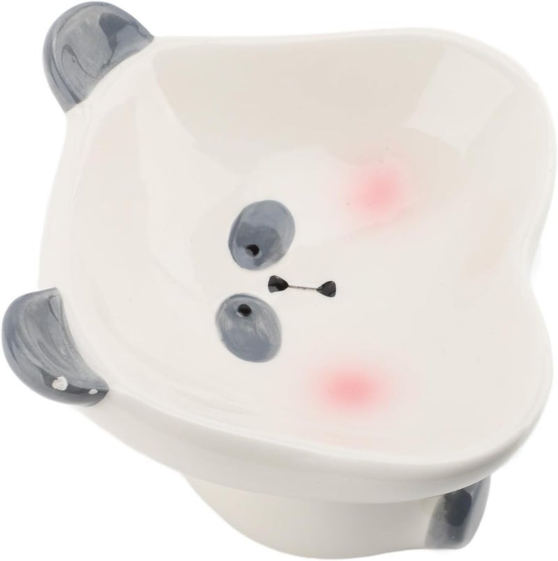 GLOGLOW Nan Panda Snack Bowl, Ceramic Cute Food Bowl for Pets and Kids, Multifunctional Cartoon Animal Candy Serving for Home or Office Ornament - Image 2