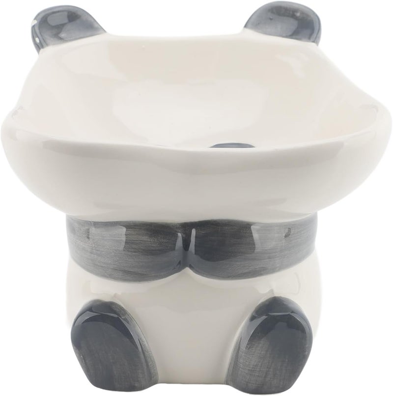 GLOGLOW Nan Panda Snack Bowl, Ceramic Cute Food Bowl for Pets and Kids, Multifunctional Cartoon Animal Candy Serving for Home or Office Ornament - Image 1