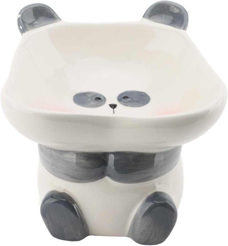 GLOGLOW Nan Panda Snack Bowl, Ceramic Cute Food Bowl for Pets and Kids, Multifunctional Cartoon Animal Candy Serving for Home or Office Ornament - Image 3