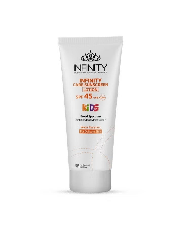 إينفينيتي إنفينيتي كير لوشن واقي الشمس SPF 45+ للأطفال 120 مل - Image 1