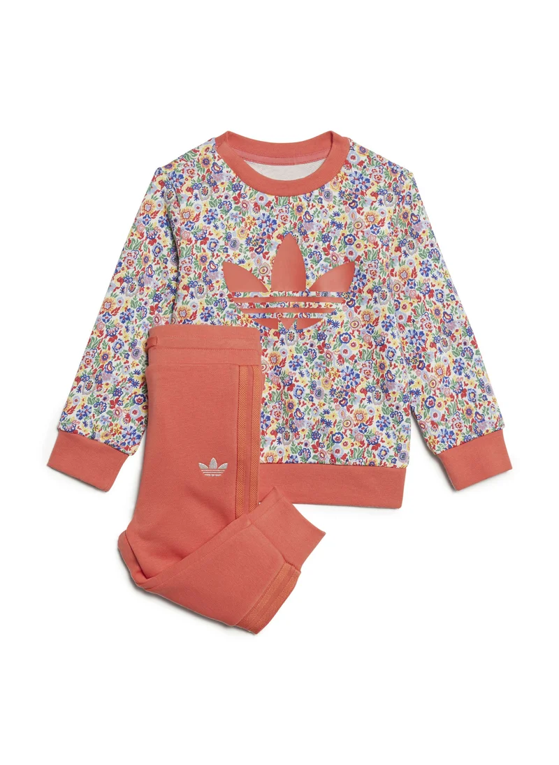 اديداس adidas CREW SET White Originals Kids SUITS