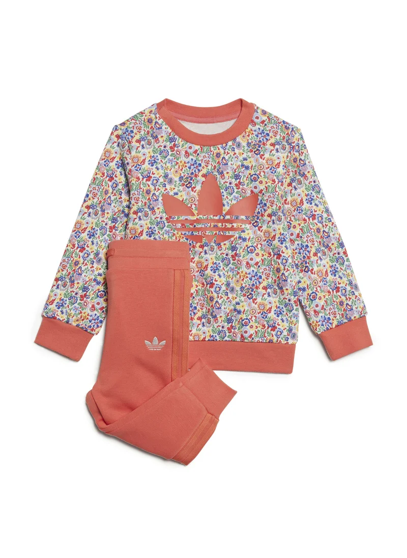 اديداس adidas CREW SET White Originals Kids SUITS
