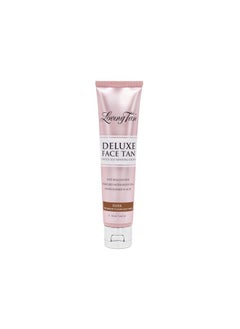 Loving Tan Loving Tan Deluxe Face Tan, Dark - Streak Free, Natural Looking, Professional Strength Sunless Tanner - 10+ Self Tanning Applications per Bottle, Cruelty Free, Naturally Derived DHA - 1.6 Fl Oz  - Image 1