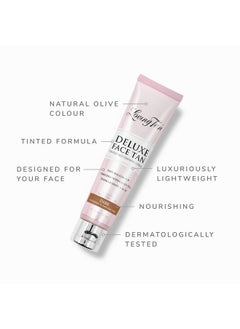 Loving Tan Loving Tan Deluxe Face Tan, Dark - Streak Free, Natural Looking, Professional Strength Sunless Tanner - 10+ Self Tanning Applications per Bottle, Cruelty Free, Naturally Derived DHA - 1.6 Fl Oz  - Image 4