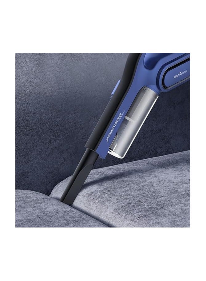 Deerma DX810 Floor Handheld Vacuum Cleaner With HEPA Filter 16000 Pa Strong Suction Power Blanket Dust 0.8 Liters Dust Capacity | 600W Power - Blue - Image 2