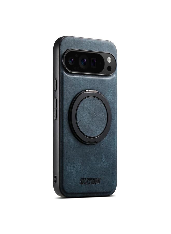 Suteni Case For Google Pixel 9 Pro XL G3 G3 Oil Wax 360 Rotation Holder MagSafe Back Phone Case - Image 1