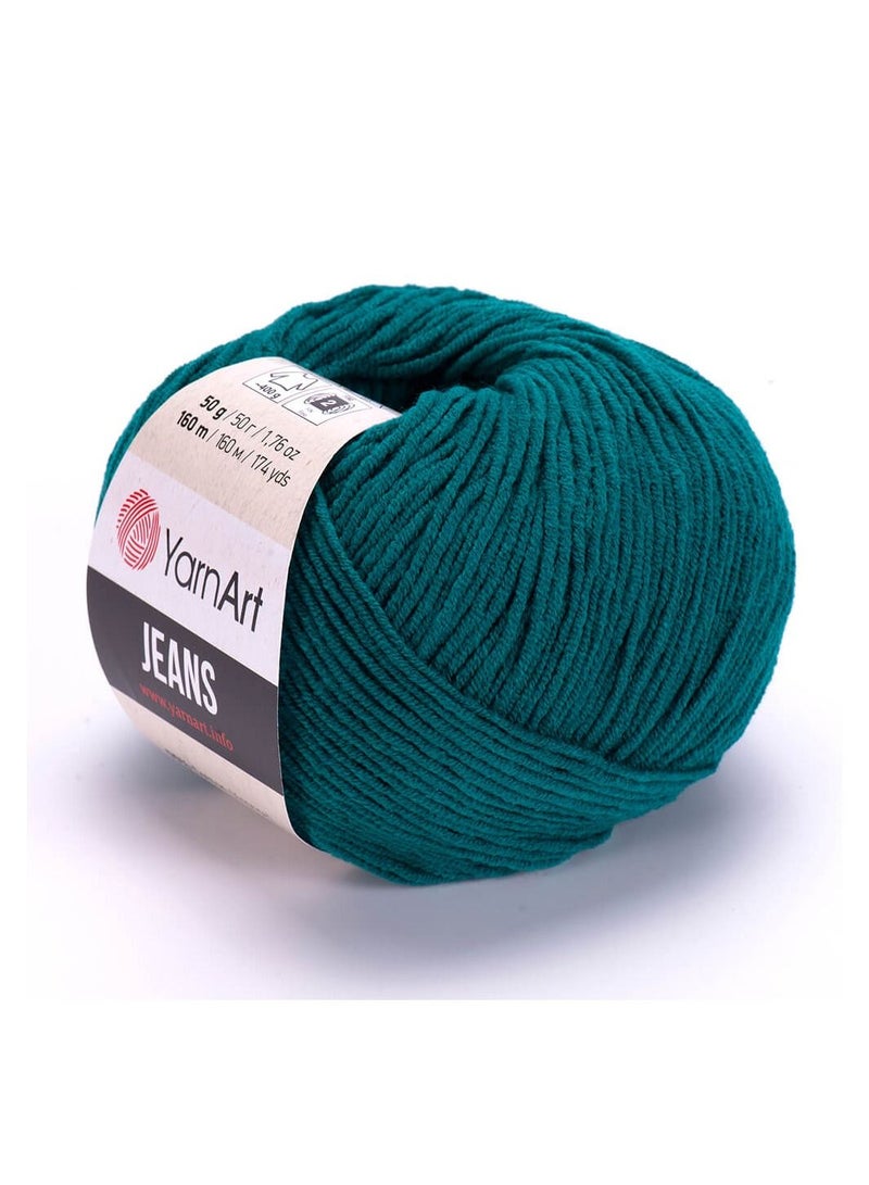 YarnArt Set Of 5 Pcs High Quality Jeans Yarn For Knitting - Image 1