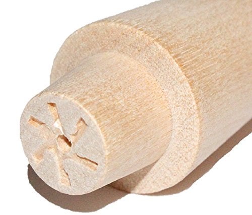 Balsam Point Workshop Jumbo Extra Large Shaker Pegs - Unfinished Hardwood Sanded Smooth Perfect for Hanging - 5-1/4 Inch Length with 5/8 Inch Tenon (8-Pack) - Balsam Point Workshop - Image 3