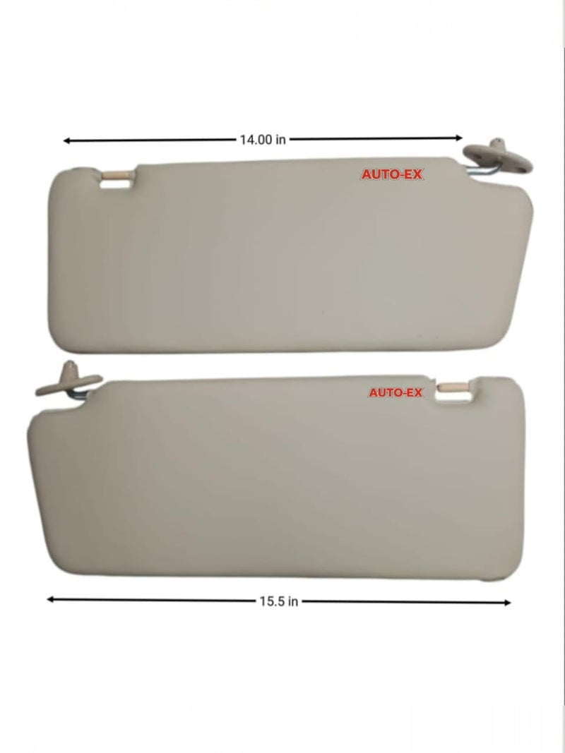 Auto-Ex Sun Visor Sun Shade Assembly Compatible/Replacement for Innova (2005 to Mar 2016) / Fortuner (2009 to Sep 2016) - Image 3