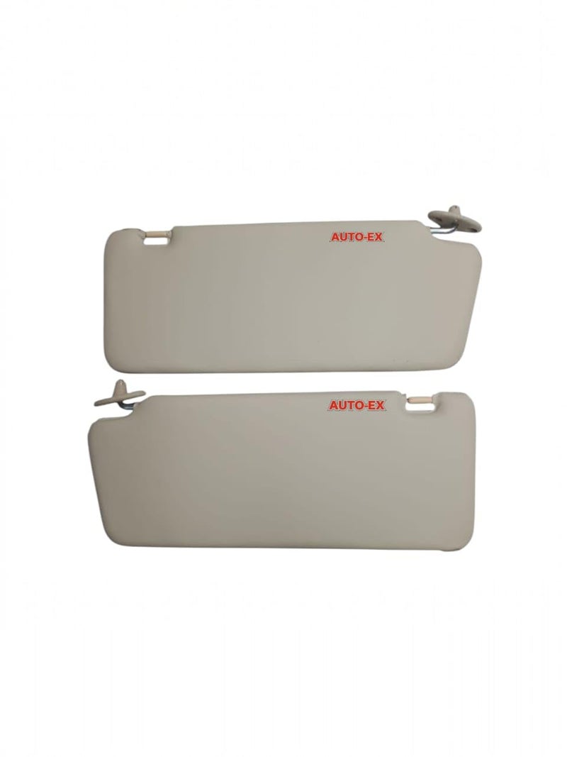 Auto-Ex Sun Visor Sun Shade Assembly Compatible/Replacement for Innova (2005 to Mar 2016) / Fortuner (2009 to Sep 2016) - Image 1