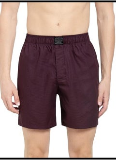 Jockey HG18 Men's Tencel Lyocell Cotton Checkered Boxer Shorts with Side Pocket