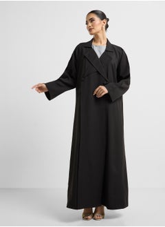 Khizana Trench Style Abaya With Sheila  - Image 3