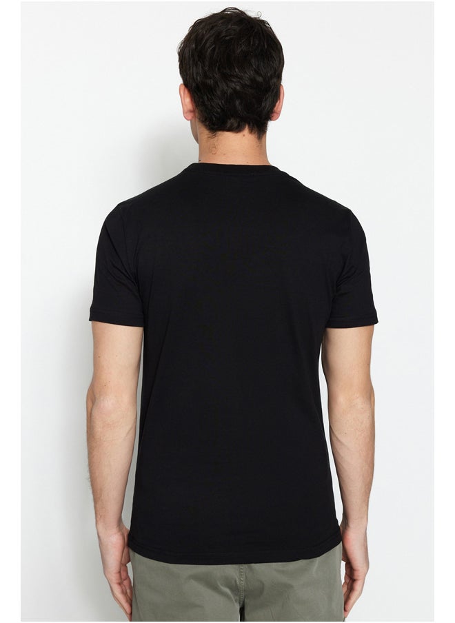 trendyol - Man T-Shirt Black - Image 1