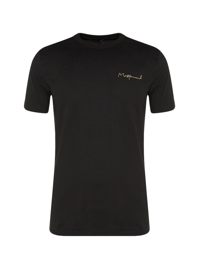 trendyol - Man T-Shirt Black - Image 1
