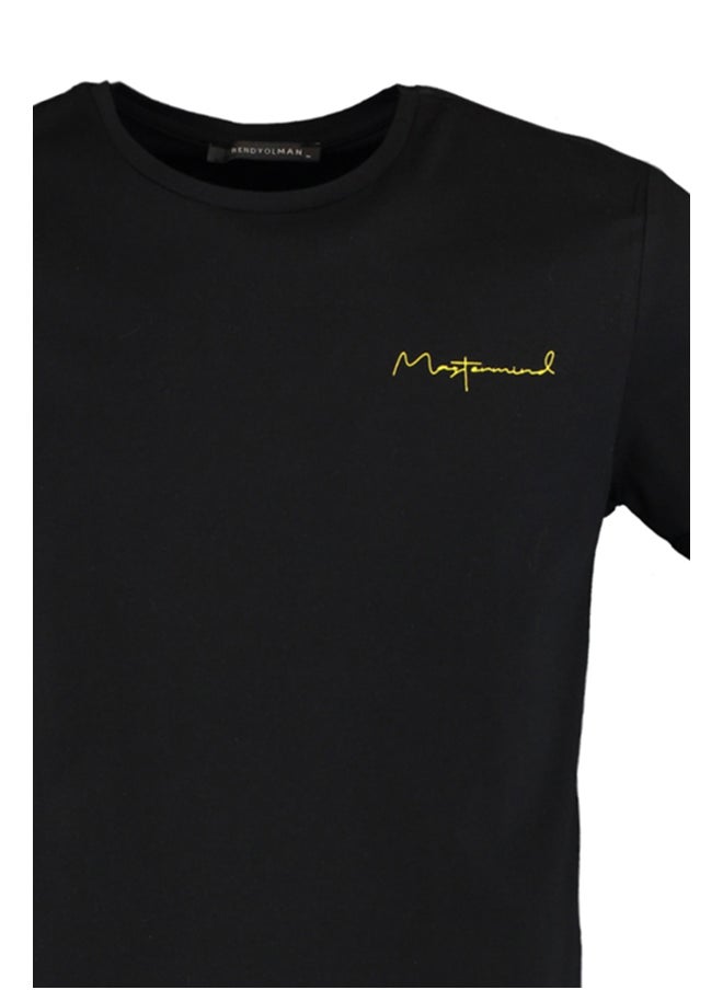 trendyol - Man T-Shirt Black - Image 1
