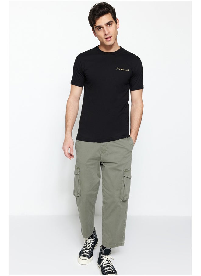 trendyol - Man T-Shirt Black - Image 1