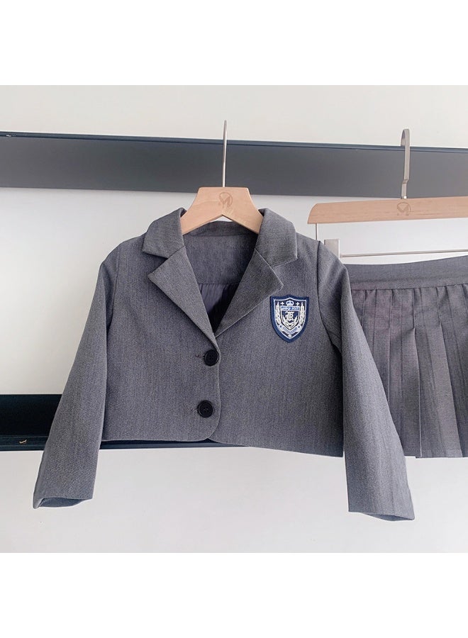 Shougu Girls' Fashionable Small Suit Set - Image 1
