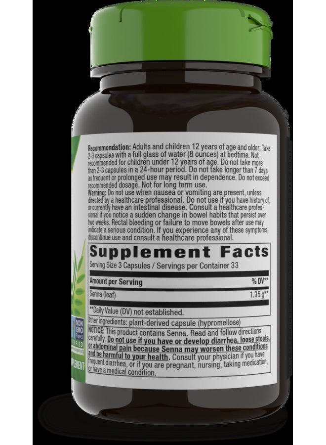 Nature's Way Senna Leaves 1350mg - 100 Vegan Capsules Packaging May Vary - Image 4