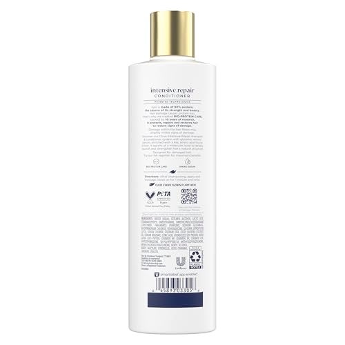 Dove Conditioner Intensive Repair 4 count for Damaged Hair Bio-Protein Care Technology and Amino Serum 12 oz - Image 2