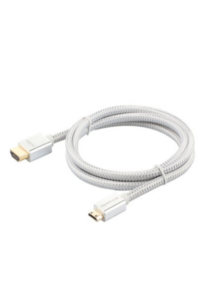 Generic - MiniHDMI To HDMI Transfer Cable 4K60Hz Video Mini Hdk Line Dslr Online Cable-Color:2.0 M - Image 1