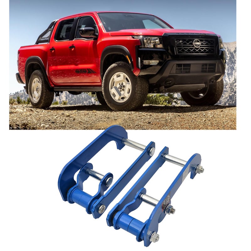 JS SUPER WORK Rear Spring Leaf 2 Lift GShackle Kit for FrontierNavara D40 0514Level Body Lift Kit 6L