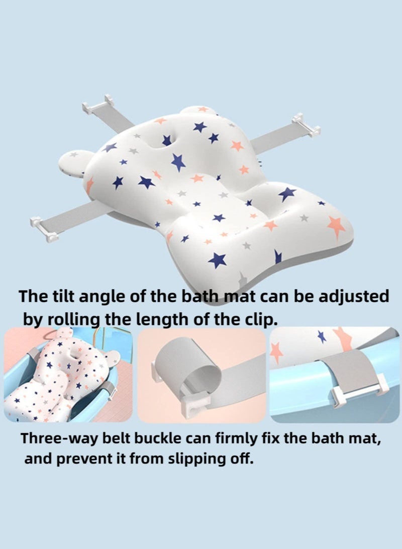joyzzz Xingmeng Bear Floating Bath Mat, Newborn Non-slip Bathing Grid (Universal Version Suitable for All Types of Bathtubs) - Image 4