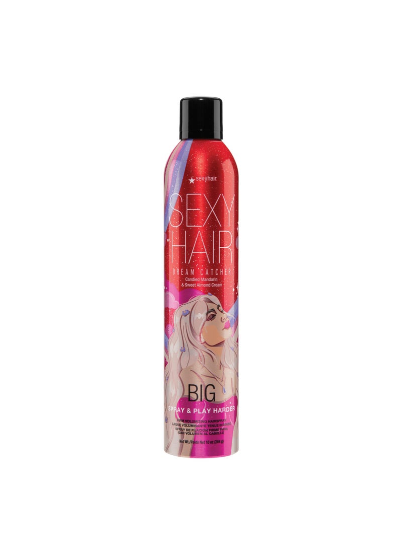 Sexy Hair - SexyHair Big Spray & Play Harder Firm Volumizing Hairspray, 10 Oz | Dream Catcher | All Day Hold and Shine | Up to 72 Hour Humidity Resistance - Image 1