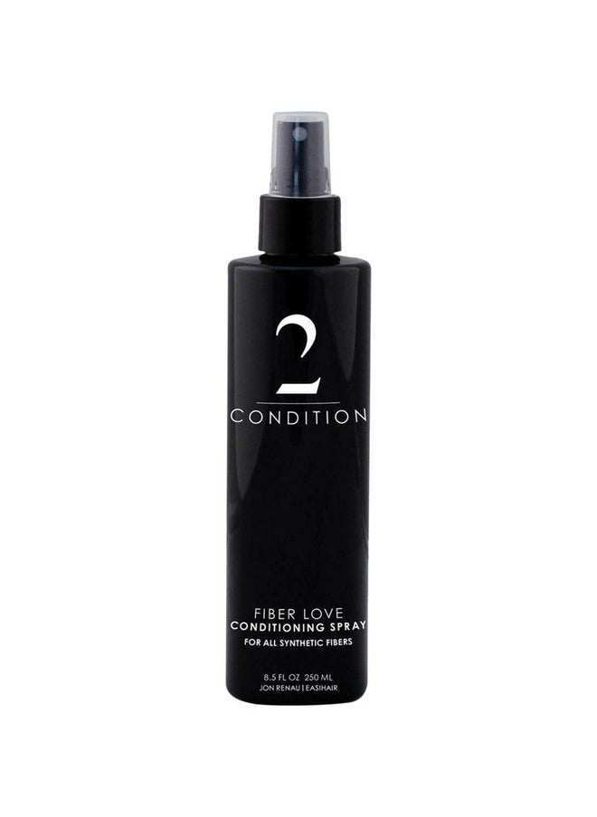 Jon Renau Jon Renau Fiber Love Synthetic Conditioning Spray, 8.5 oz - Leave-In Conditioner for Wigs, Toppers & Hair Extensions - Detangles, Restores Shine & Protects Synthetic Fiber  - Image 1
