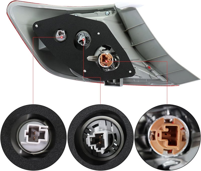 susurrus Caenagrion GENRICS Right Side Tail Light Lamp Replacement for 2012-2014 Toyota Camry - Image 4