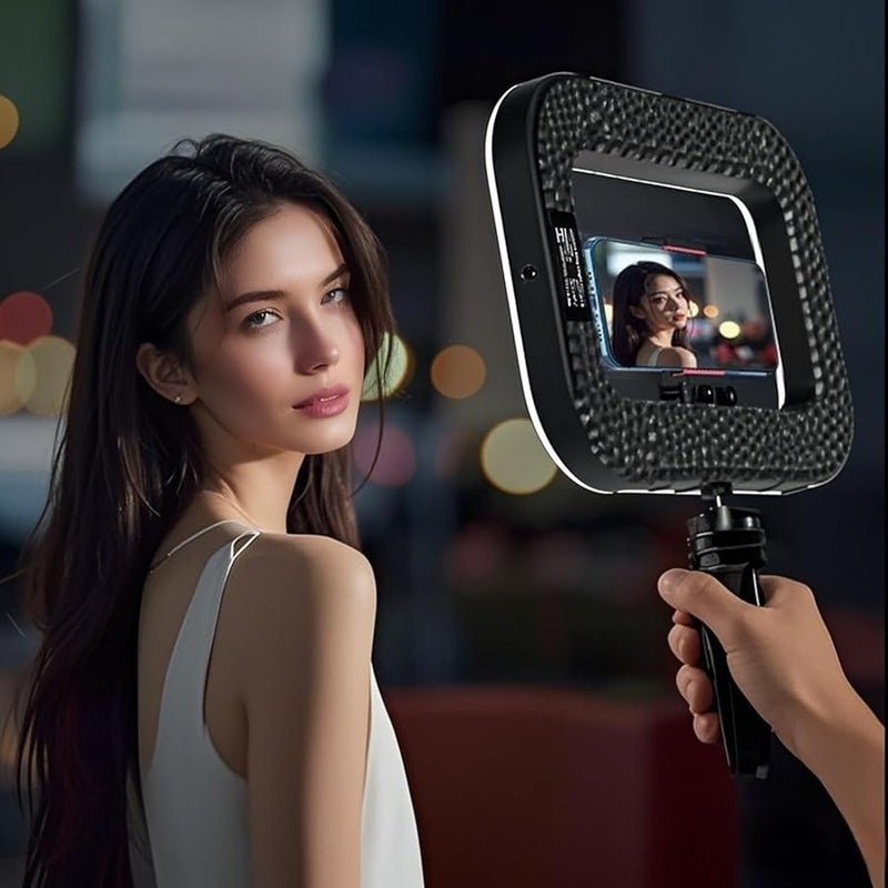 Square Ring Light For Photography Beauty Makeup Anti Shake Selfie Fill Lamp - Image 3