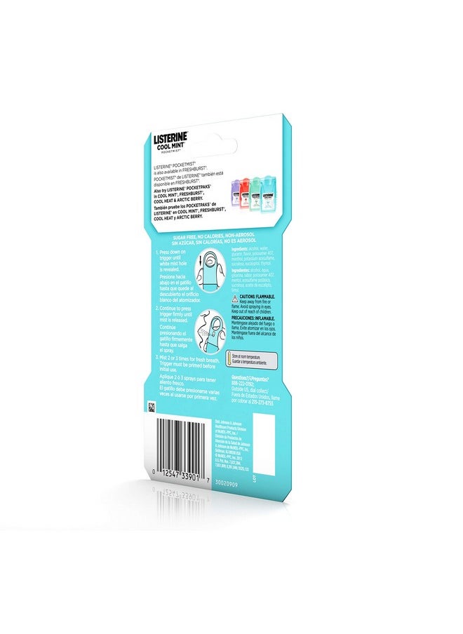 Listerine - Pocket Mist Cool Mint Pack Of 7.7 Ml - Image 1