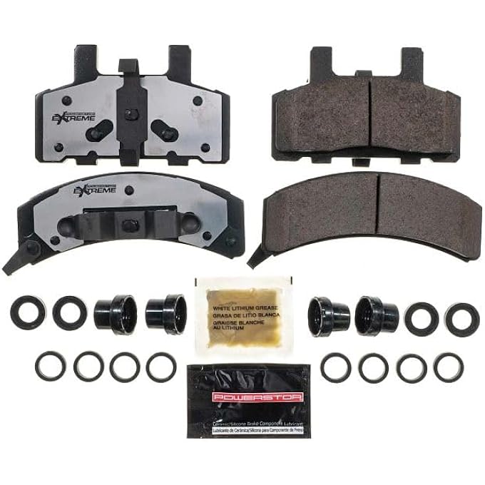 ريحني وسادات فرامل أمامية من السيراميك المصنوع من ألياف الكربون لسحب الشاحنة Power Stop Z36369 Z366 - Image 3