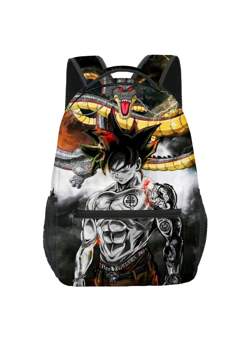 دراجون بول دراغون بول حقائب ظهر للأطفال ، حقائب مدرسية للمراهقين وطلاب المدارس الابتدائية ، حقائب ظهر رياضية ترفيهية للرجال والنساء - Image 1