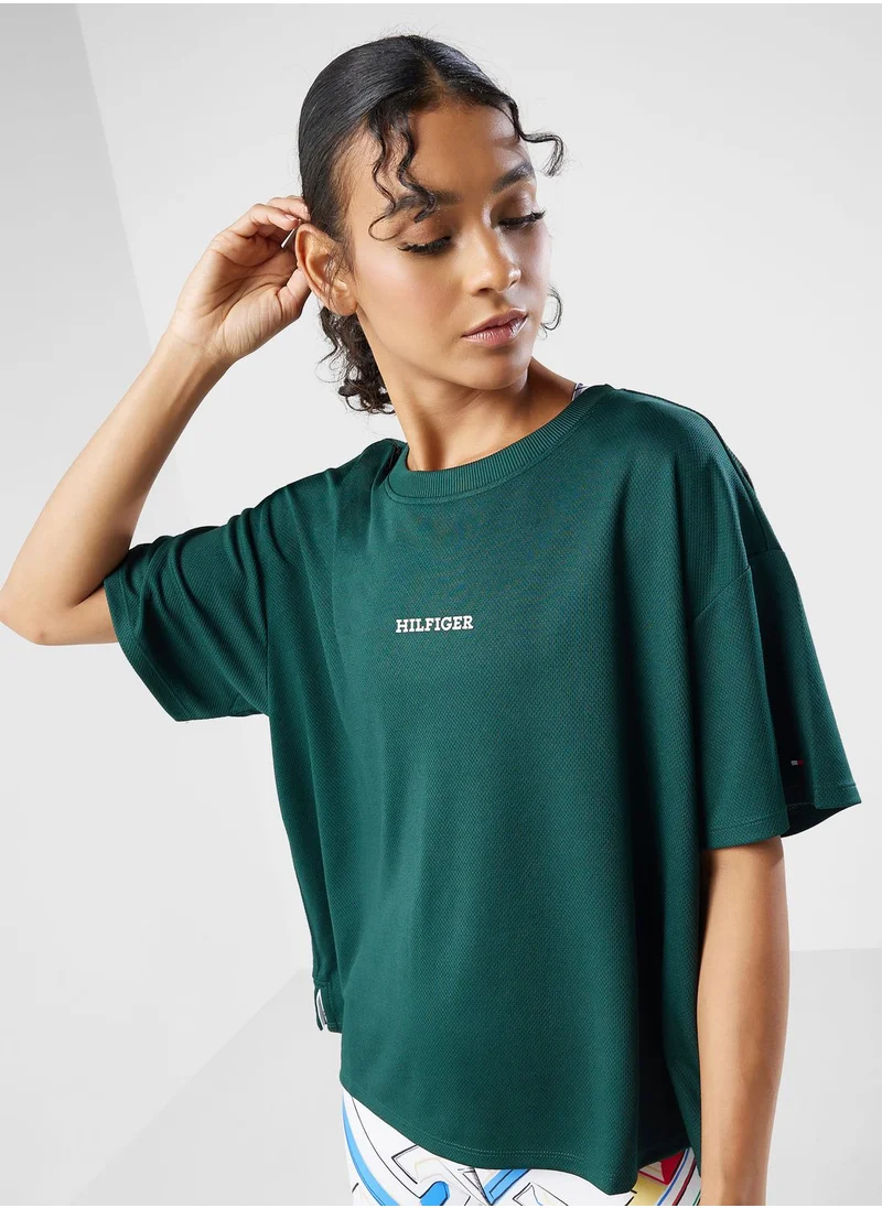Tommy Hilfiger Sport Monotype Relaxed Mesh T-Shirt