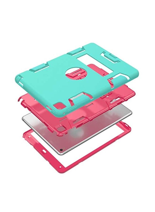 NIBEMINENT Heavy Duty Hard Case Cover For Apple iPad Mini 4 7.9 Inch 2015 Blue/Pink - Image 4