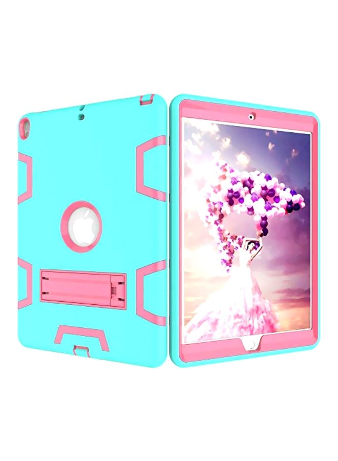 NIBEMINENT Heavy Duty Hard Case Cover For Apple iPad Mini 4 7.9 Inch 2015 Blue/Pink - Image 1