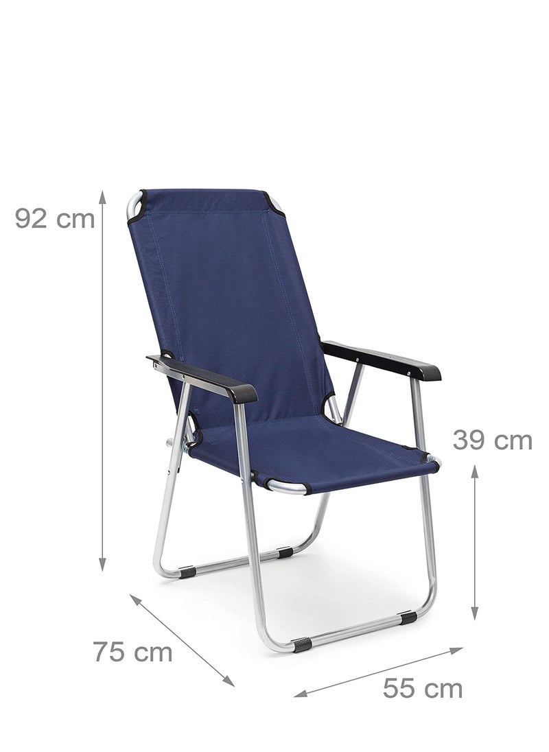 GO2CAMPS Foldable Camping Chair-Beach Chair for Garden Balcony or Festivals Outdoor Collapsable Chair as Fishing Chair or Festival Picnic Chair(Red)  - Image 2