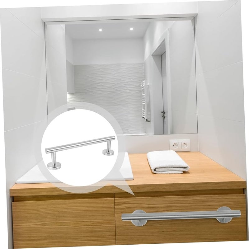 Stainless Steel Wall Mounted Towel Rack Bathroom Holder Kitchen Utensil Bar - Image 5