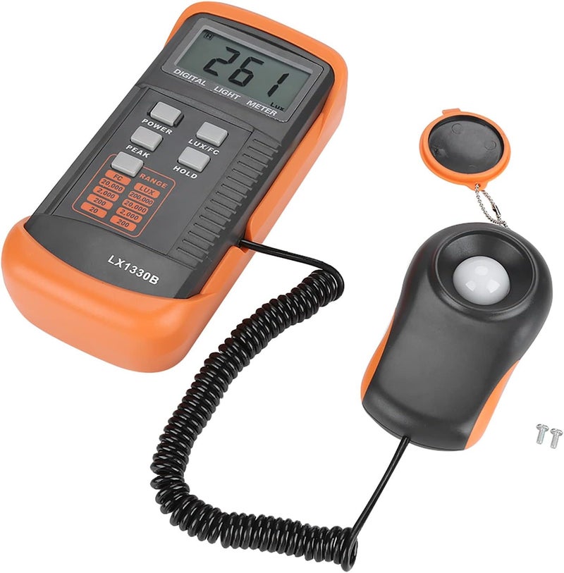 Masyrt Pocket Light Meter Spectrometer Light LX1330B Digital Lux Meter LCD Display Light Meter 0-200,000 Lux Test Light Meter - Image 1