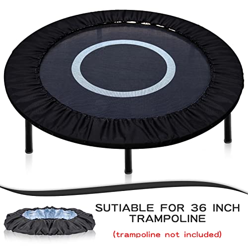 Tatuo Trampoline Spring Cover Round Small Trampoline Replacement Safety Cover 600D Oxford Cloth Optional for Serviceable Waterproof Frame for Home36 Inch6 HoleBlack - Image 3