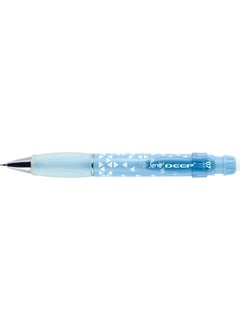 Serve Deep Triangle Printed Mechanical Pencil 0.7 Sky Blue 