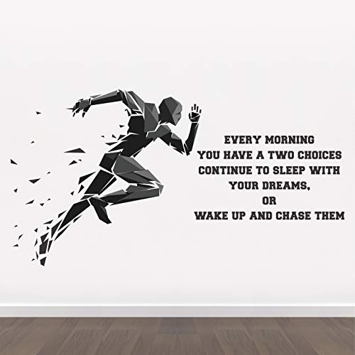 StickMe 'Gym - Fitness - Bodybuilding - Office - Sports - Workout - Boxing - Inspirational - Motivational - Quotes - Wall Sticker' -SM788 (Multi Colour, Vinyl - 180cm X 80 cm)-Self-Adhesive - Image 3