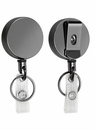 2 Pcs Heavy Duty Retractable Badge Holder Reel, Metal ID Badge Holder with Belt Clip Key Ring for Name Card Keychain - pzsku/Z7701DEDD1B797DF9A8FDZ/45/_/1717035089/b755cfaf-9519-470c-ad58-c24f6e19d59b
