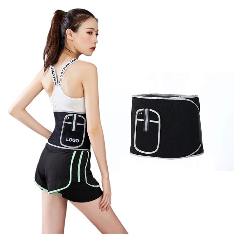 Bluejw Waist Trimmer Belt for Women Men - Waist Trainer Posture Corrector Sweat Band - Fitness Exercise Workout Support - Image 3