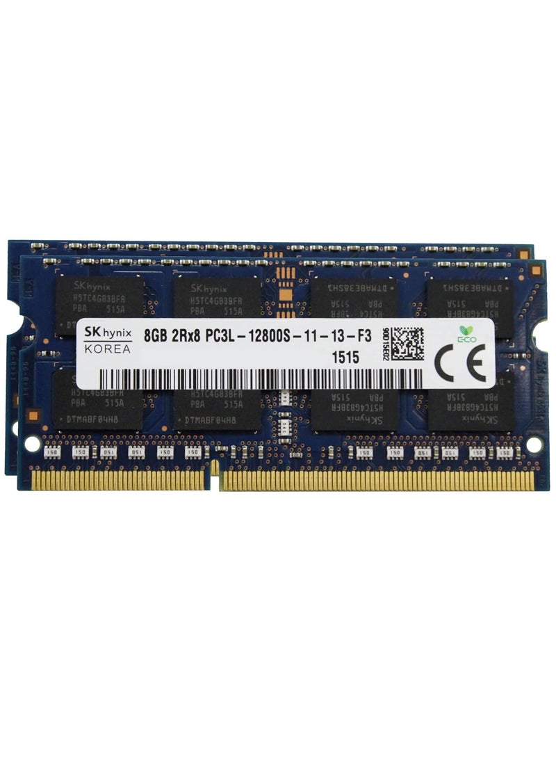 Hynix Sk 8gb 2rx8 Pc3l-12800s 1600mhz Laptop RAM Memory Hmt41gs6bfr8a-pb - Image 1