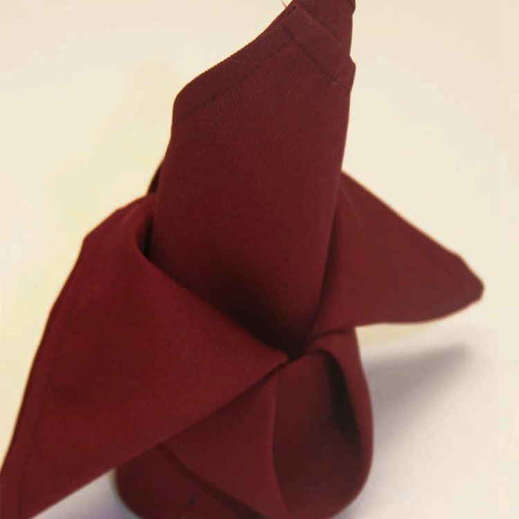 Supply El Polyester Napkin Cloth Wedding Decoration Fabric Napkin Western Food Napkin Cloth Table Cloth - Image 1