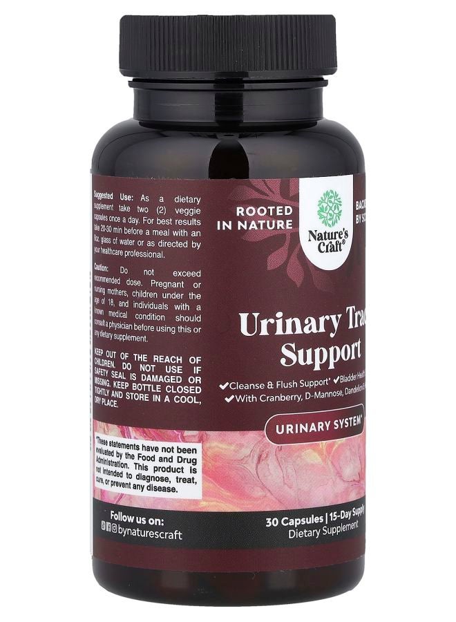 Nature's Craft Urinary Tract Support  30 Capsules - Image 2