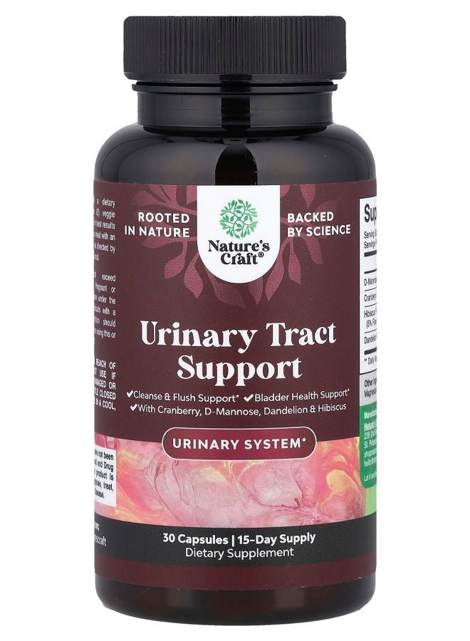Nature's Craft Urinary Tract Support  30 Capsules - Image 1